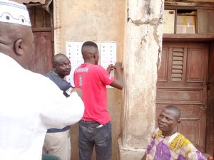 Presiding officers at Ogun local government election at work