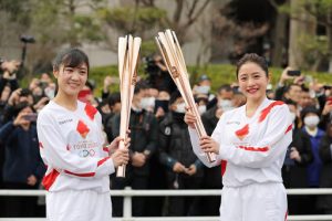okyo Olympic torch: now in Tokyo ahead of the start of Olympic games