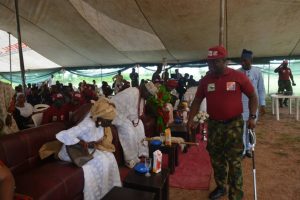 Brigade Commander,Brigadier Gen. Adewale Adekoya ,Commander of 35 Artillery Brigade Alamala during the Army Day Celebration