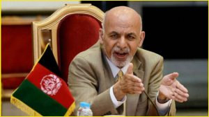 Afghan President Mohammad Ashraf Ghani: fled country