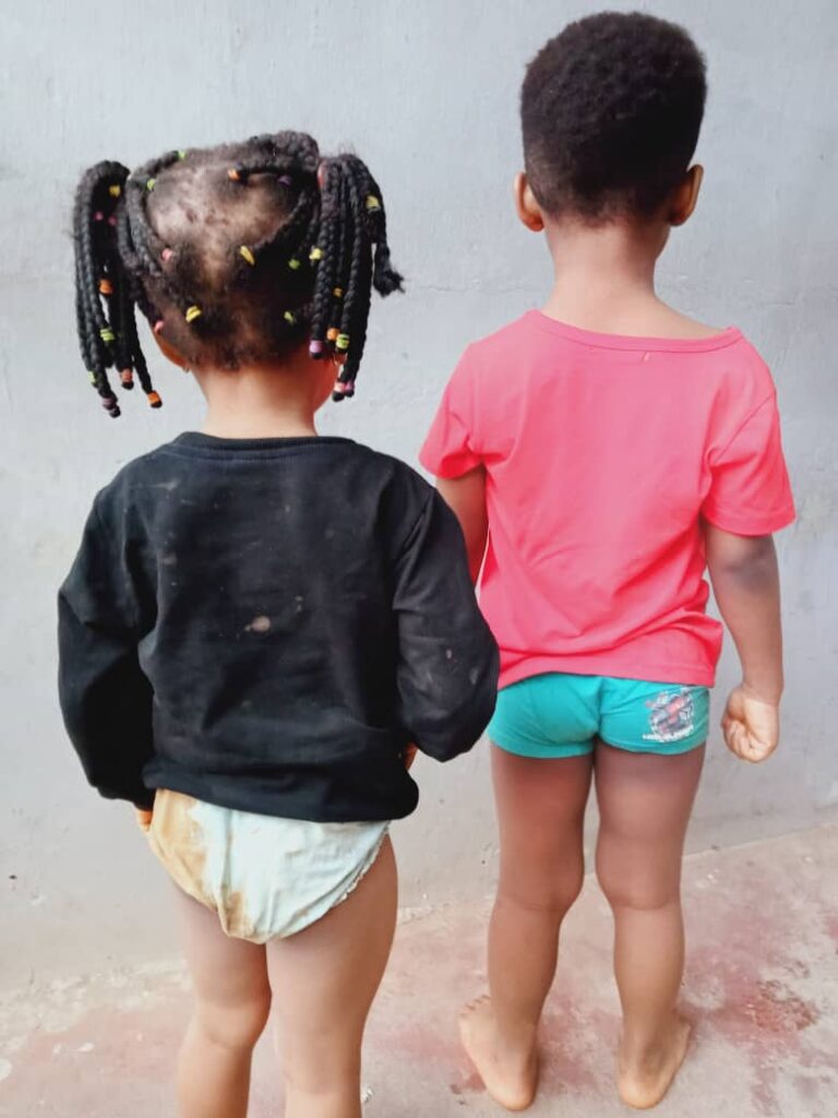 The kids abducted from Lagos and found in Edo State