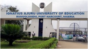 Ignatus Ajuru University of Education: suspends lecturer for 12 months for helping student to write project
