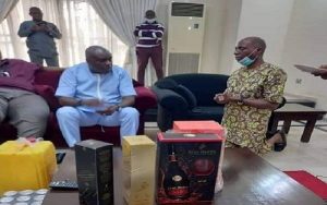 Former governor James Ibori and Senator James Manager