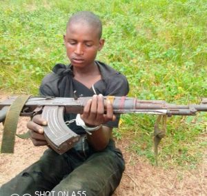 Mohammed: arrested by the police in Ogun with AK-47 rifle