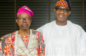 Governor Dapo Abiodun and his late father