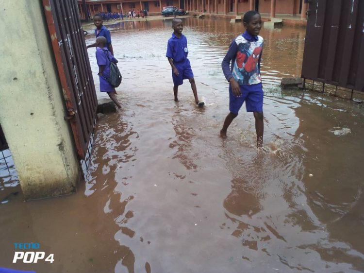 Flood sacks primary school in Edo