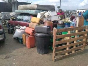 Property of some of the residents displaced by demolition in Npogu community