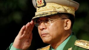Myanmar coup leader, Gen Min Aung Hlaing: embarks on aggressive social media campaign using accounts of his troops