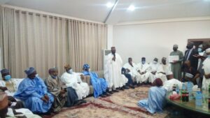 Aliko Dangote speaking about how his brother died during the condolence visit of National Leader of the All Progressives Congress (APC), Alhaji Bola Tinubu, paid him a to him on on Friday in Kano.