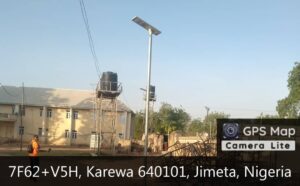 Some solar streetlights installed by OSSAP-SDGs in Adamawa