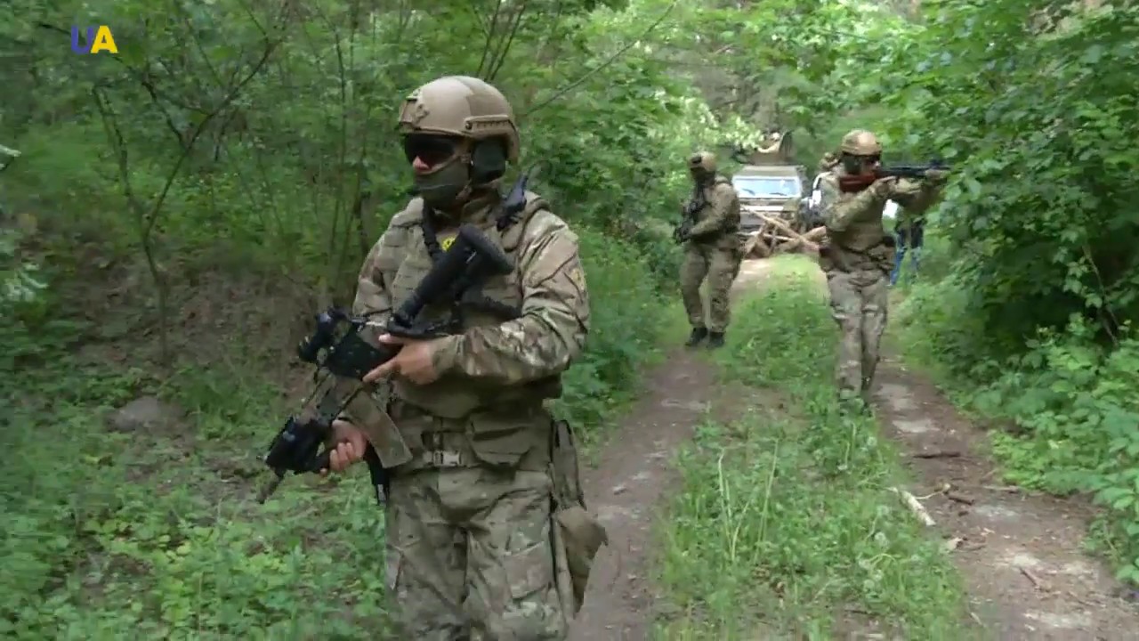 Ukrainian border guard ( credit: Youtube)