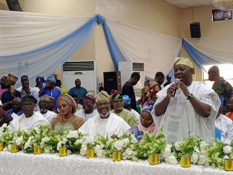 The declaration of Abdulkabir Adekunle Akinlade for governorship under the APC in Abeokuta, Ogun State
