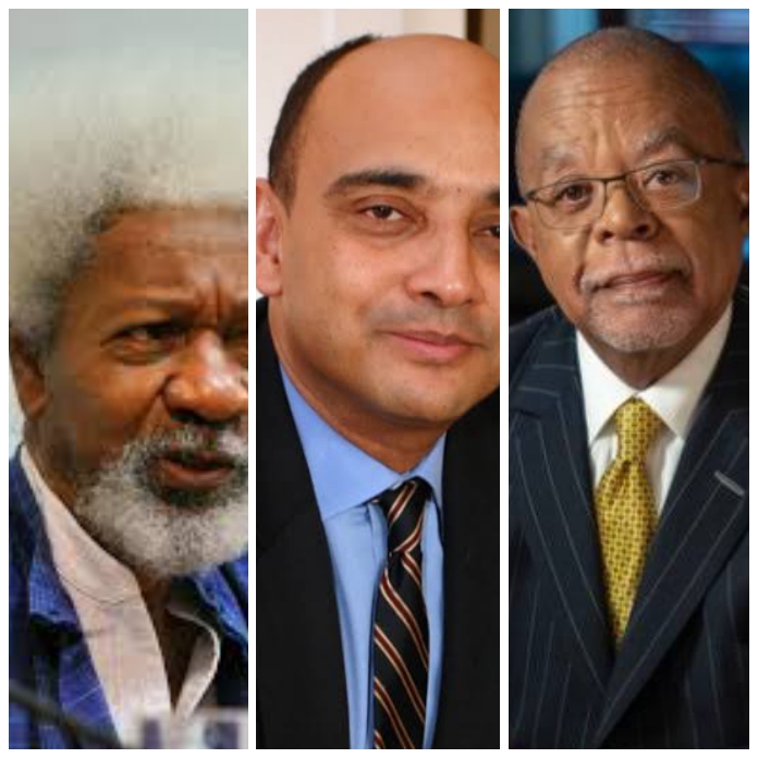Professors Wole Soyinka, Kwame Anthony Appiah and Henry Louis Gates Jr