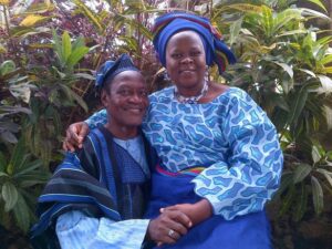 Jimi Solanke and wife, Toyin