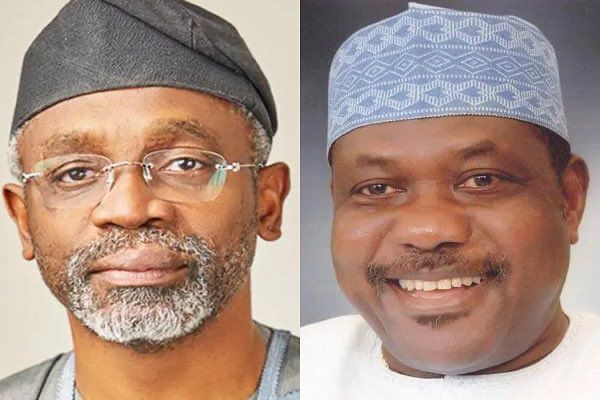 Femi Gbajabiamila and George Akume