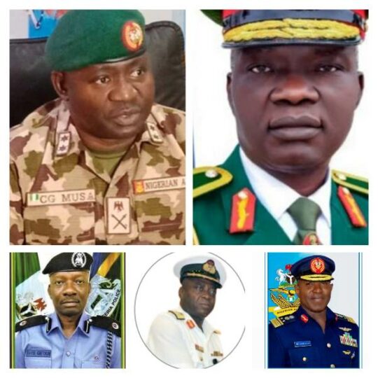 The new Service Chiefs