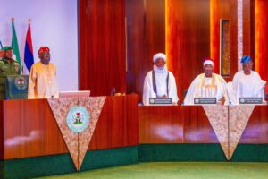 President Tinubu received members of the Nigeria Supreme Council of Islamic Affairs, led by the Sultan of Sokoto, His Eminence, Muhammad Sa’ad Abubakar III