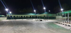 Six classrooms block constructed inside the Skill Acquisition Centre, along Biu Byepass, Akko LGA, Gombe State.