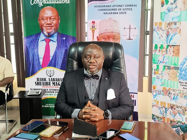 Shuaibu Labaran Magaji, Attorney General and Commissioner for Justice of Nasarawa State