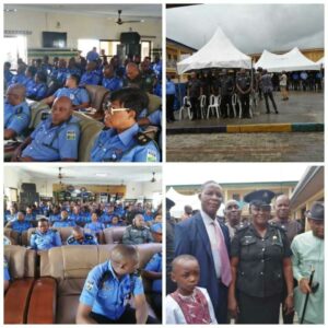 Photos from the decoration ceremony of newly promoted Inspector rank to Assistant Superintendent of Police in Rivers Police Command