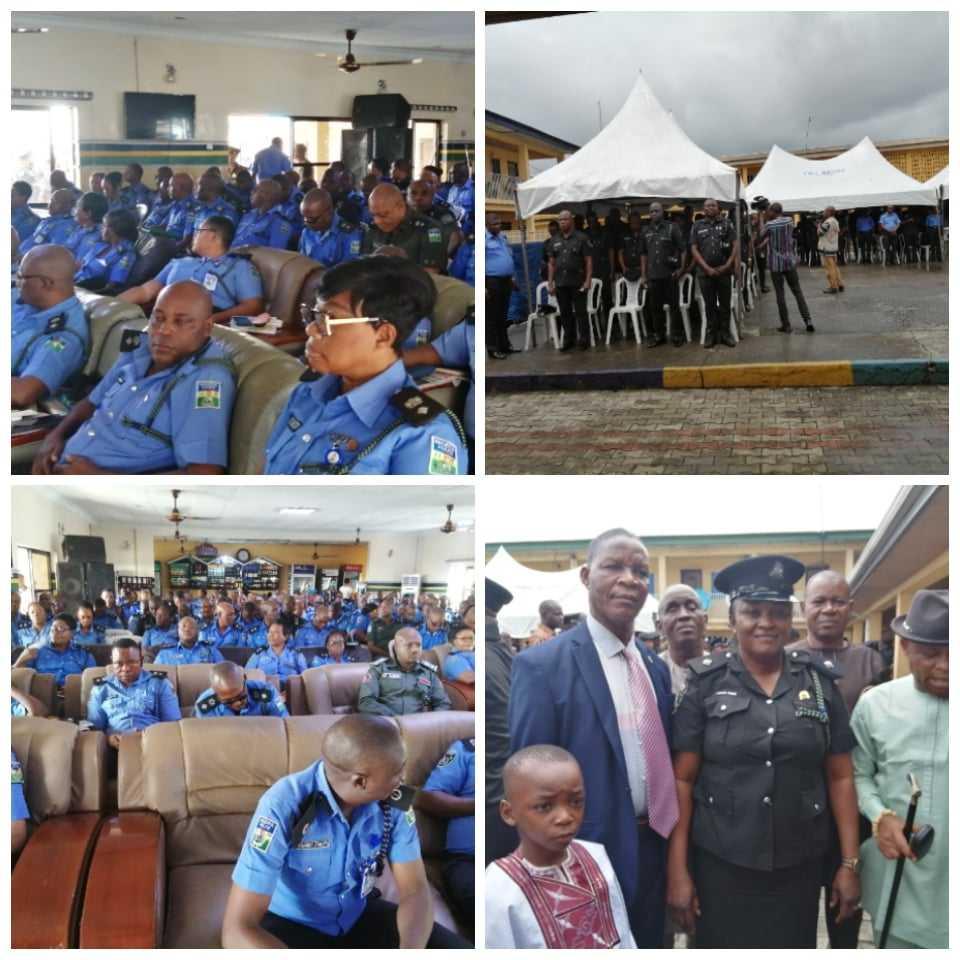 Photos from the decoration ceremony of newly promoted Inspector rank to Assistant Superintendent of Police in Rivers Police Command