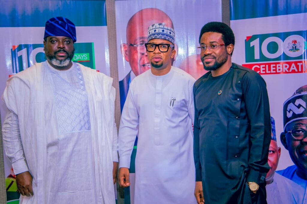 Members of PNSF at the occasion where they commended President Bola Tinubu for his achievements in first 100 days in office in Abuja