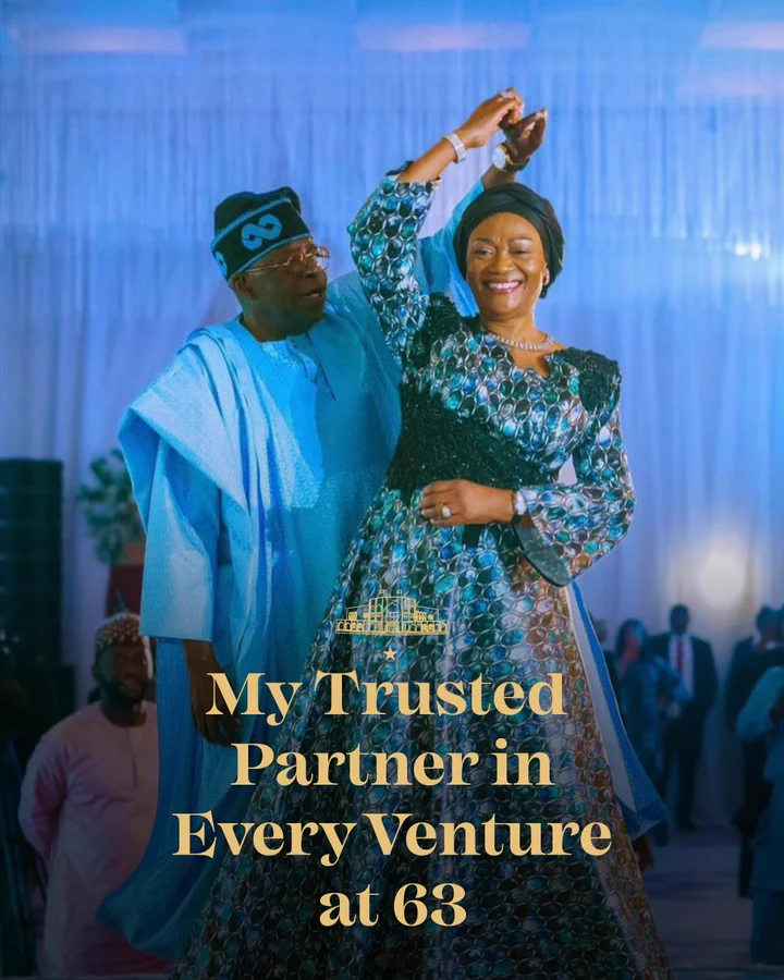 President Tinubu and his wife, Oluremi