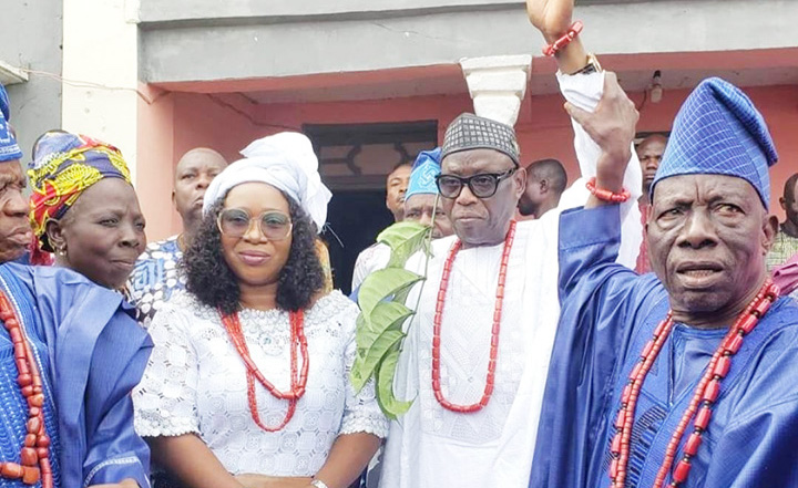 John Ajayi, publisher of Marketing Edge installed Asiwaju of Ijan Ekiti