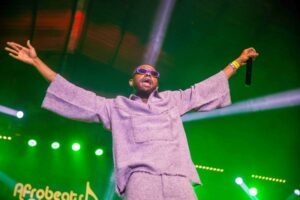 Lojay performing at the event