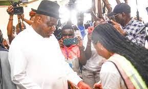 Governor Diri voting
