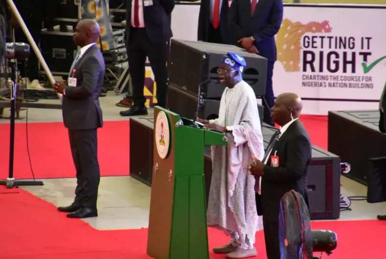 President Tinubu at the National Assembly