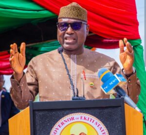 Governor Oyebanji flagging off the construction of Ado Ekiti Ring Road Phase 1