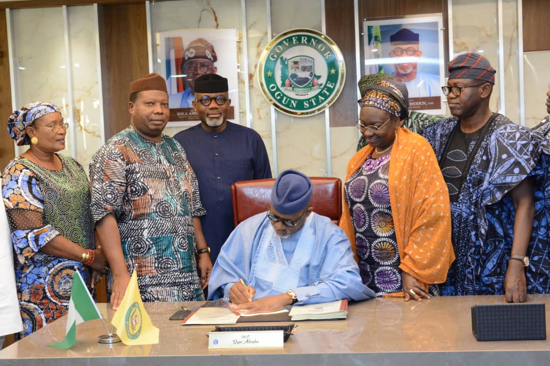Ogun State Governor, Dapo Abiodun, has said that the 2024 Appropriation Bill of N703.028bn signed into law will further enhance the development of the state and make it Nigeria's infrastructure capital.