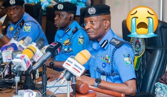Inspector General of Police, Kayode Egbetokun and Senior Police Officers.