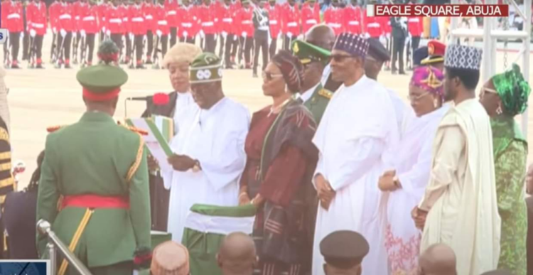 Tinubu sworn in as President on 29 May 2023