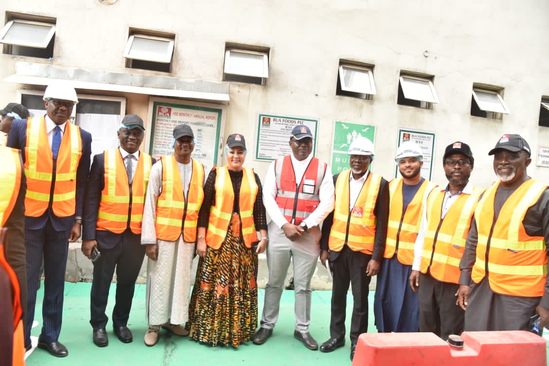 Dr. Doris Uzoka-Anite, the Honorable Minister of the Federal Ministry of Industry, Trade, and Investment, during her BUA Sugar Refinery Ltd