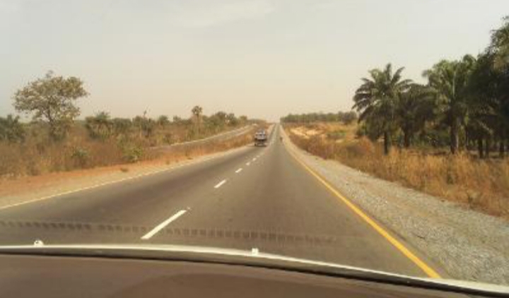 A windy bend in Nasarawa-Eggon frequently used by kidnappers and robbers