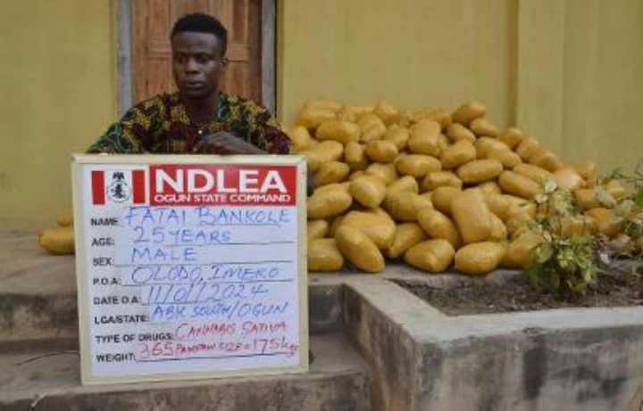 The intercepted cannabis