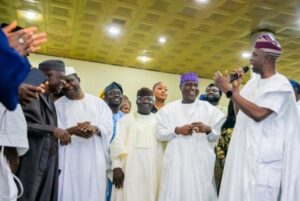 Governor Oyebanji in Abuja, Sunday evening, where he was honored as one of the Distinguished Alumni of Ekiti State University (EKSU), organized by the institution's management in partnership with the alumni association.jpg