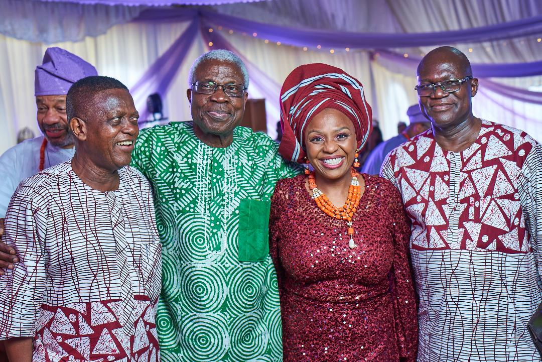 L-R Dr Wale Okediran, Prof. Niyi Osundsre, Lola Shoneyin, Reuben Abati