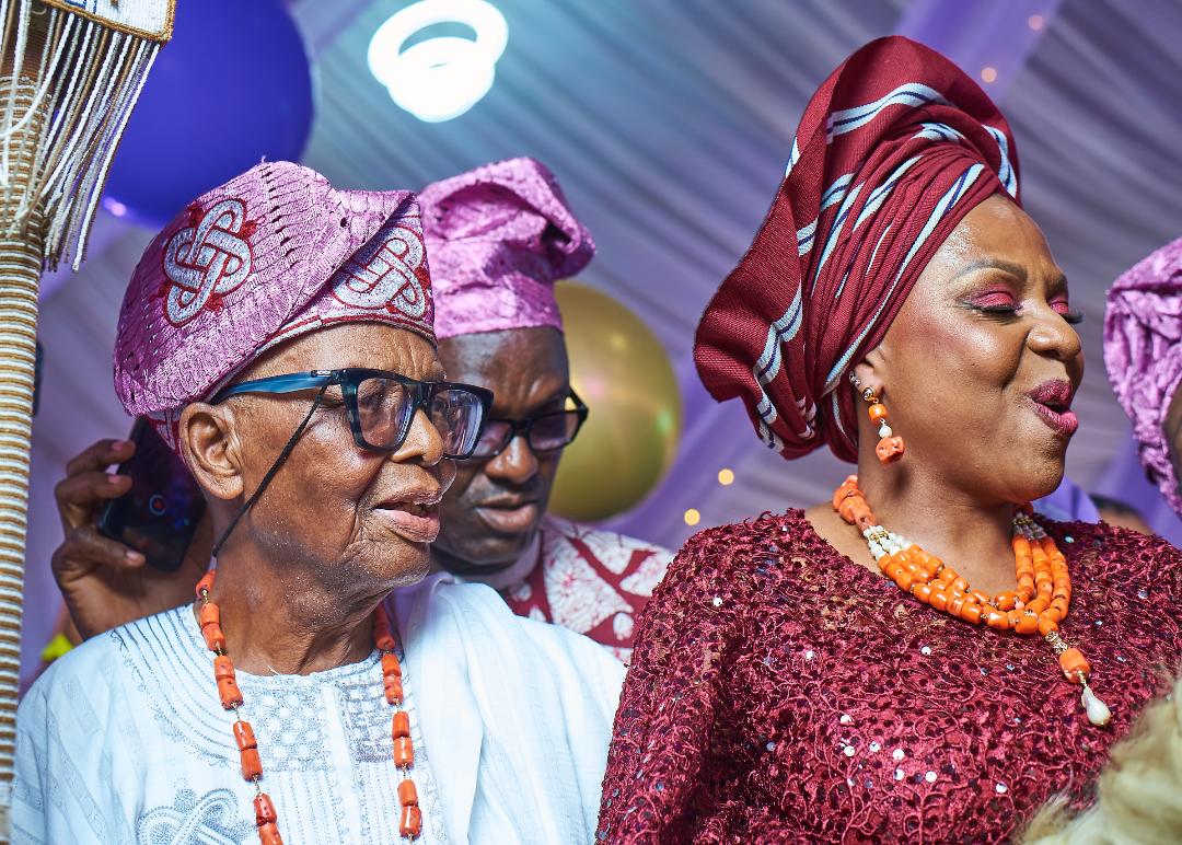 Lola Shoneyin and her dad
