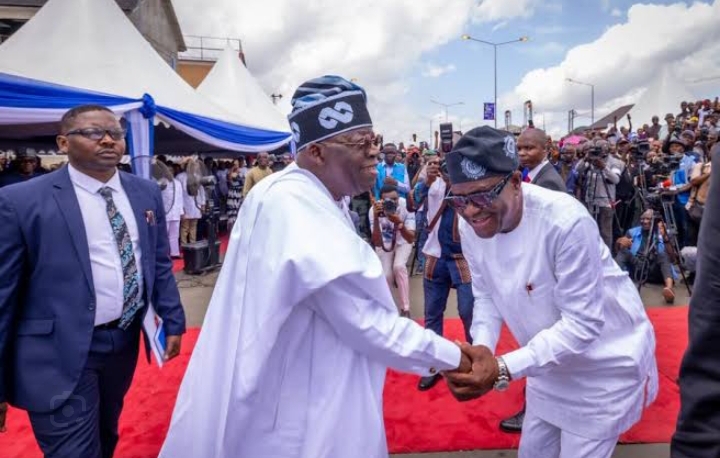 President Bola Tinubu and Nyesome Wike