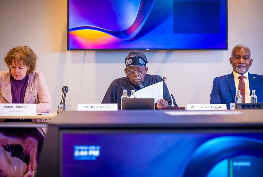 President Tinubu sSpeaking at the Nigeria-Netherlands Business and Investment Forum in The Hague