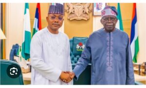 Kogi State Governor Ahmed Usman Ododo and President Tinubu