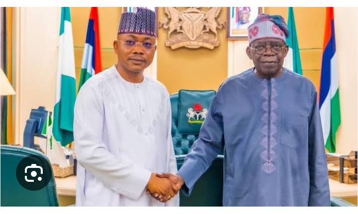 Kogi State Governor Ahmed Usman Ododo and President Tinubu