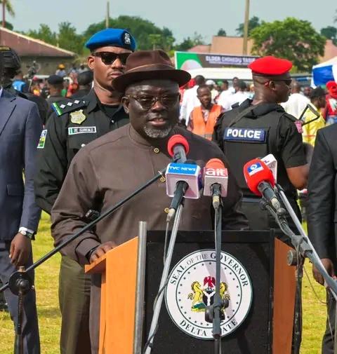 Governor Sheriff Oborevwori of Delta State inaugurated the Egbeda internal roads project in the Emohua local government area.