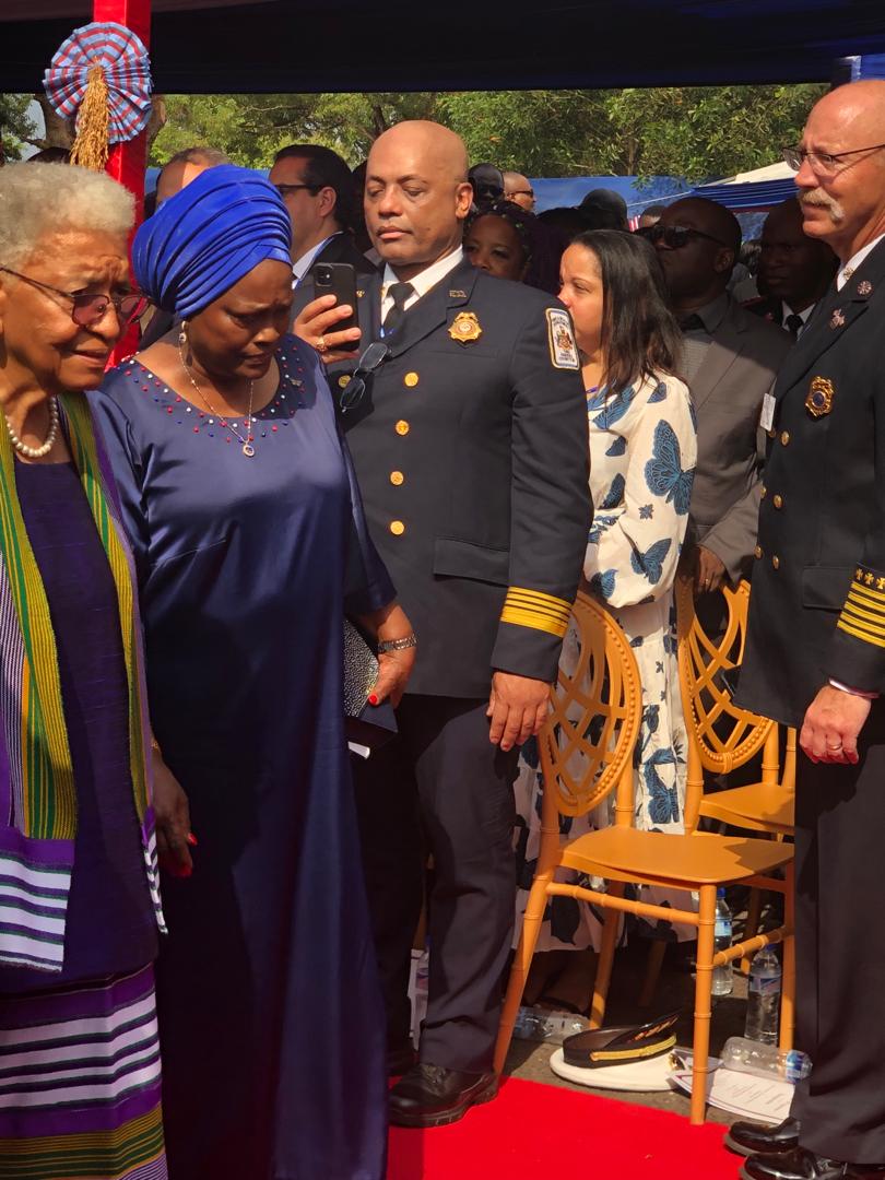 Madam Sirleaf arriving the inauguration of President Boakai2