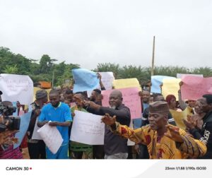 The protesters