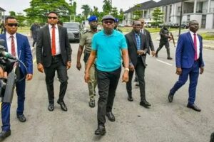 Governor Siminalayi Fubara,, Thursday paid unscheduled visit to Assembly Quarters in Port Harcourt