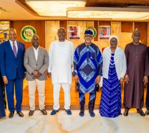Governor Abiodun received stakeholders in the oil industry, including the Minister of State for Petroleum Resources (Oil), Heineken Lokpobiri; Managing Director, SHELL Petroleum Development Company Ltd, Mr. Osagie Okubor; Chief Executive, Nigeria Upstream Petroleum Regulatory Commission, Engr. Gbenga Komolafe and the Group Chief Executive Officer, NNPC Ltd, Mr Mele Kyari, on Friday. The visit was on plans by the Federal Government to start oil exploration in the state.